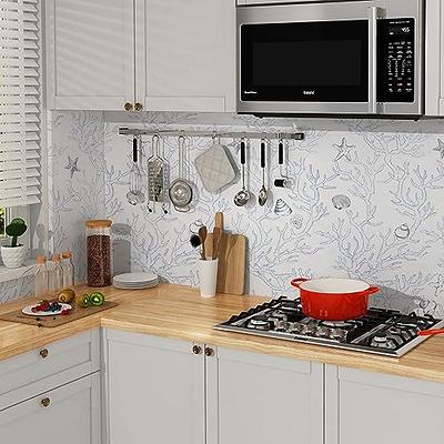 Decotalk Checkered Peel and Stick Wallpaper for Kitchen Backsplash