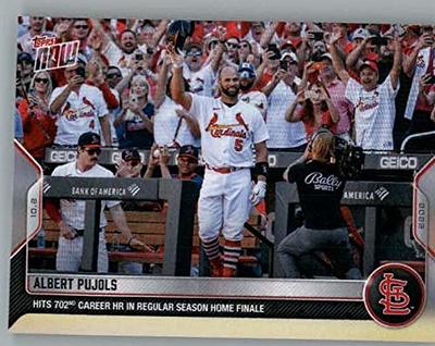 Autographed St. Louis Cardinals Albert Pujols Fanatics Authentic 16 x 20  with Yadier Molina & Adam Wainwright Photograph