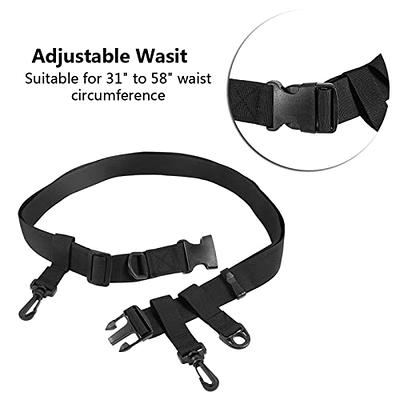 Adjustable Fishing Wading Belt Nylon Waist Belt With Hook Waist