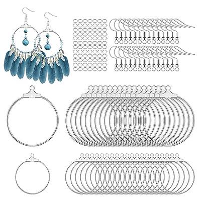 925 Sterling Silver Earring Hooks 150 PCS/75 Pairs,Ear Wires Fish  Hooks,500pcs Hypoallergenic Earring