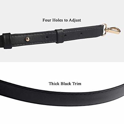 BEAULEGAN Thin Purse Chain Strap Adjustable - Replacement for Small  Shoulder Crossbody Bag, 51 Inches Long Black