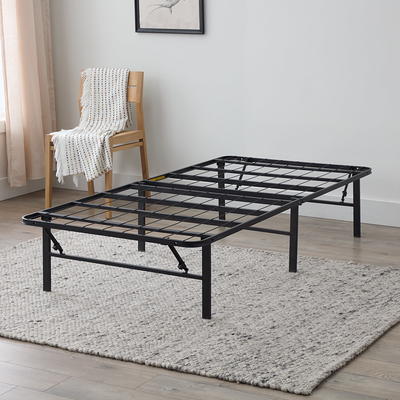 Rest Haven 14 Black Steel Platform Bed Frame, Twin XL - Yahoo Shopping