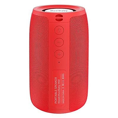 BUGANI Bluetooth Speaker, Portable Bluetooth Speakers with 40W Stereo  Sound, Loud Bluetooth Speaker 24H Playtime Support TF Card/AUX, IPX6  Waterproof