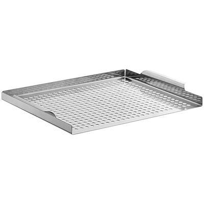 Mr. Bar-B-Q 14 x 11 3/8 Stainless Steel Perforated Grill Tray