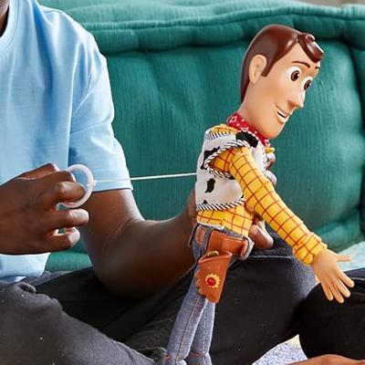 Store Official Woody Interactive Talking Action Figure from Toy Story 4, 15  Inches, Features 10+ English Phrases, Interacts with Other Figures