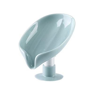 Soap Dish Suction Wall Holder Bathroom Shower Cup Sponge Dish Basket Tray  Drain