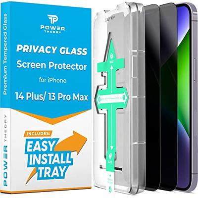 iPhone 15 Tempered Glass Privacy Screen Protector and Easy Install Kit –  Power Theory