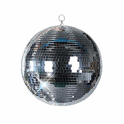 Tpyag Disco Ball Light, 5 Inch Mirror Disco Ball Light Diffuser, 360°  Rotating Disco Ball Decor for Home Parties, Wedding, Birthday, Bands,  Stage, Bars,Club Supplies, Christmas Decorations 