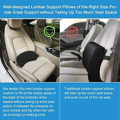 Lumbar Support Pillow for Car Seat – Multi-Use Memory Foam Lower Back  Cushion with Ergonomic Streamline, Upgraded for Waist & Hip Pain Relief,  Perfect for Office Chair,Car Driver, Recliner,Black - Yahoo Shopping