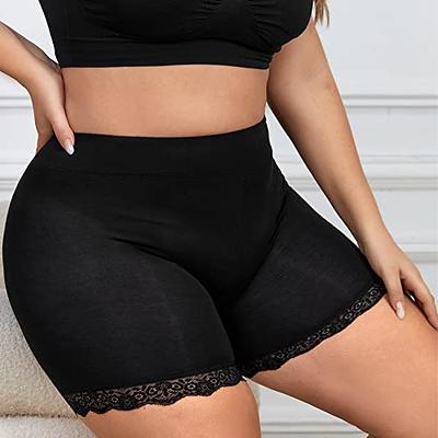 Slip Shorts for Women Under Dress Lace Trim Anti Chafing Leggings Short  Pants : : Clothing, Shoes & Accessories