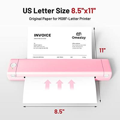 Thermal Printer Paper 8.5 x 11 US Letter Size Paper - Multipurpose Office  White Paper - 100 sheets, Compatible with M08F, MT800Q, MT800 and Other