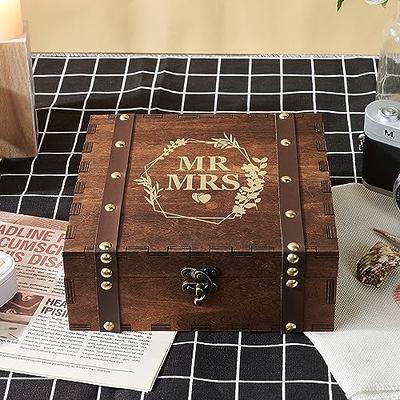 2win Memory Wooden Box Wedding Keepsake Box with Hinged Lids Leather  Decorative Wood Storage Gift Box Engagement Anniversary Idea for Wife  Couples Bridal Shower - Yahoo Shopping