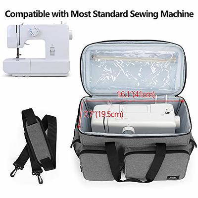 CURMIO Sewing Machine Case, Universal Travel Bag Compatible for Singer,  Brother, Janome and most standard sewing machines, Gray(Bag Only) - Yahoo  Shopping