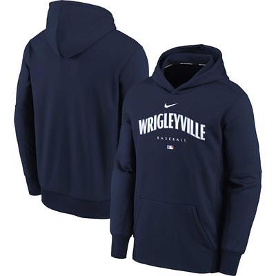 Women's Nike Royal Chicago Cubs Therma Pullover Hoodie