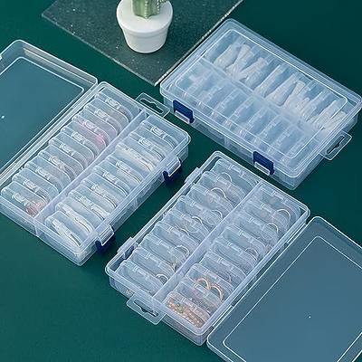 BeadNKnot Clear Plastic Organizer Box Pack of 4