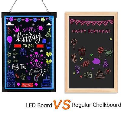  Kookoosmart LED Writing Message Board, Neon Glow Drawing  Board, Light Up Flashing Box Message, Erasable Board Arts and Acrylic Kids  Crafts Doodle, For Children's Day/Shop/School/Bar/Cafe (40×30CM) : Office  Products