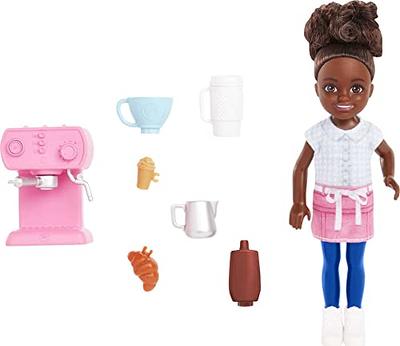 Barbie Toys, Chelsea Doll and Accessories Barista Set, Can Be Small Doll  with 7 Themed Pieces​ - Yahoo Shopping