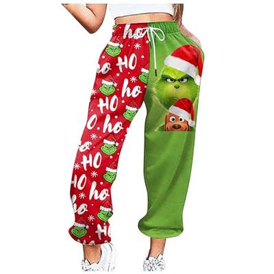 Christmas Pants Women's Joggers Pants Casual Soft Sweatpants