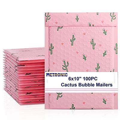 Fuxury Bubble Mailer, 6x10 Inch Bubble Mailers 50 Pack, Self-Seal Adhesive  Padded Envelopes, Water Resistant Mailers, Shipping Envelopes for