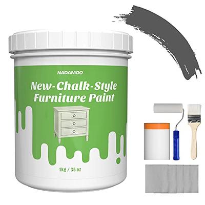 DWIL Acrylic Chalk Paint for Furniture, Crafts - Semi-Gloss Paint Suitable  for Wood Surface Renovation, Water-based All-in-one Paint