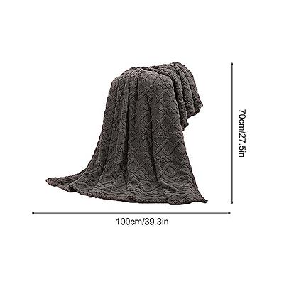 70x100cm Throw Blankets Flannel Fleece Throw Plush Cozy Soft Nap Blanket