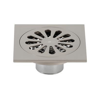 4~ Tile-In Round Shower Drain in Matte Black DT061411-BL