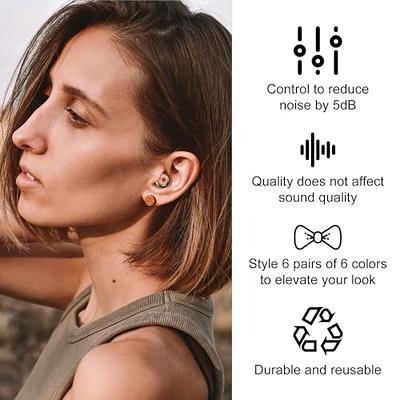 12pcs Earplugs Mute Style Pack for Loop Earplugs, Quiet Ear Plugs