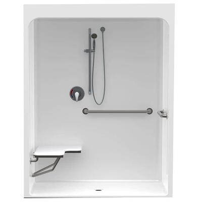 Laurel Mountain Blaine One-Piece Shower White 36-in x 48-in x 80