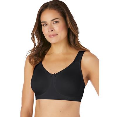 Plus Size Women's Breathe Wirefree T-Shirt Bra by Comfort Choice in Black ( Size 54 B) - Yahoo Shopping