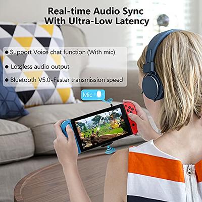 HomeSpot Bluetooth Audio Adapter with USB-C, Built-in mic, for Nintendo  Switch, PS4, PS5, PC, Supports Headphones mic, aptX Low Latency, Dual