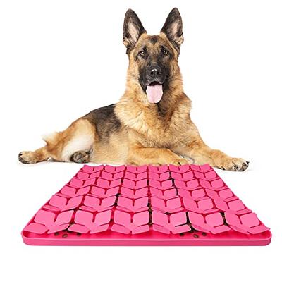 2 Pack Snuffle Mat for Dogs,Silicone Interactive Dog Mat to Protect Dog's  Nose for Smell Training and Slow Eating,Encourages Natural Foraging Skills