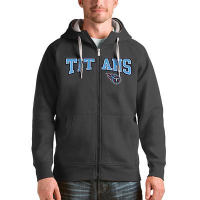 Antigua Women's Tennessee Titans Fortune Navy Pullover Jacket