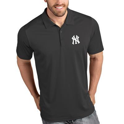 Antigua Men's New York Yankees Gray Affluent Polo