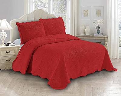 Solid Color Washable Bed Cover Breathable Mattress Cover Embossed