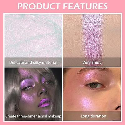 evpct Mermaid Pink Highlighter Makeup Liquid Blue Purple Green