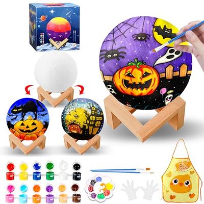 MSVDT Paint Your Own Moon Lamp Kit,Christmas Arts and Crafts for