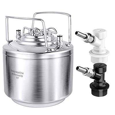 TMCRAFT 1.6 Gallon Mini Ball Lock Keg, Stainless Steel Double Ball Lock  Post Corny Keg with Quick Disconnect Set for Home-brewing - Yahoo Shopping