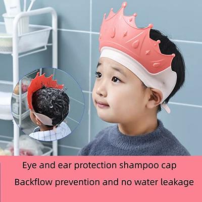 New Adjustable Baby Shower Cap Kids Shampoo Shield Cap Waterproof