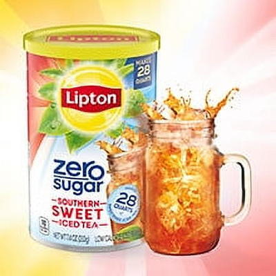 Lipton Zero Sugar Iced Tea Lemon 16.9 Fl Oz 12 Count Bottles