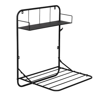 Honey-Can-Do Silver Hanging Boot Storage and Drying Rack