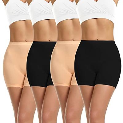 Slip Shorts for Women,Anti-chafin Spandex Bike Shorts for under  Dresses,Comfortable Smooth Seamless Underwear for Yoga/Workout/Running