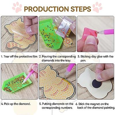 Diamond Painting Magnets Refrigerator for Adults Kids Beginners (Chicken  Leg)