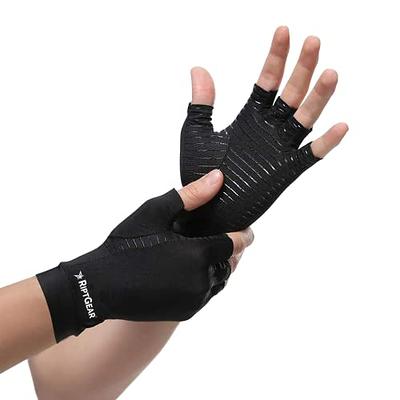 RiptGear Compression Gloves for Women and Men for Arthritis (Pair