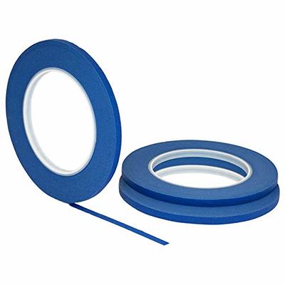 STIKK 3 Pack 1/4 inch x 60yd Blue Painters Tape 14 Day Easy