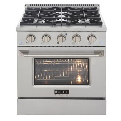 Kucht KNG 48-in 8 Burners 4.2-cu ft / 2.5-cu ft Convection Oven