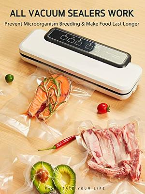 Vacuum Sealer Bags 4Mil Embossed Roll Kitchen Food Saver Seal Storage Bags  8x20