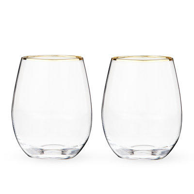 FAWLES Fully Tempered Wine Glasses, Shock Resistant Wine Glass Set