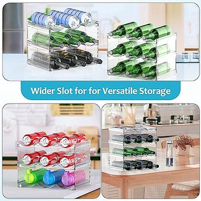 Water Bottle Rack Holder Stackable Pantry Shelf Kitchen Storage