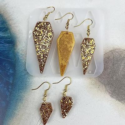Earring Molds for Epoxy Resin, Silicone Mold for Pendant Necklace Jewelry  Making 