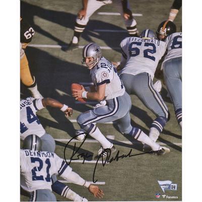 Drew Pearson Signed HOF 21 Inscription Dallas Cowboys Throwback